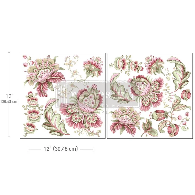Prima Marketing Re-Design Maxi Transfers 12""x12""-Paisley Lover RE665548