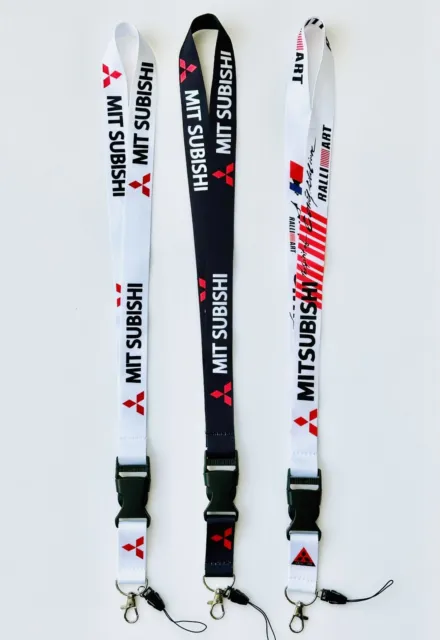 MITSUBISHI Lanyard Car Key/ ID Card Holder / Phone Strap