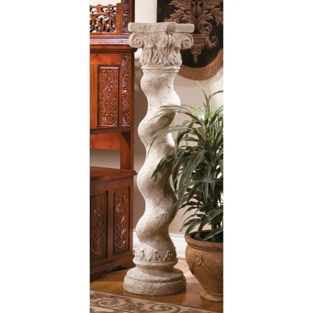 NE60303 - Capitoline Barley Twisted Column - Stand Alone or Showcase Your Art