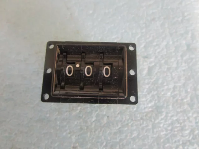 The Digitran Company Model: 29-T-0066.  3 Digit Thumb Counter.  New Old Stock <