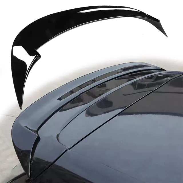 Dachkantenflügel Heck Spoiler Dachspoiler Schwarz für VW Golf 6 VI GTI R20 10-13