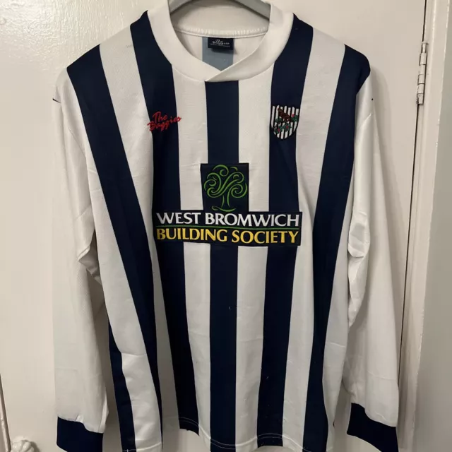 2001/2003 West Bromwich Albion home Football Shirt Baggies WBA large mens Rare