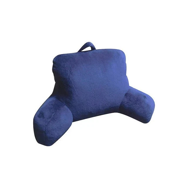 Plush Backrest Pillow Bed Cushion Support Reading Back Rest Arms Chair Lounger