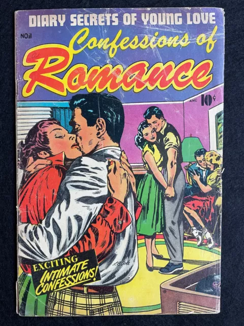 Confessions of Romance #11 (Star 1954) Hard to find Golden Age L.B. Cole cover!