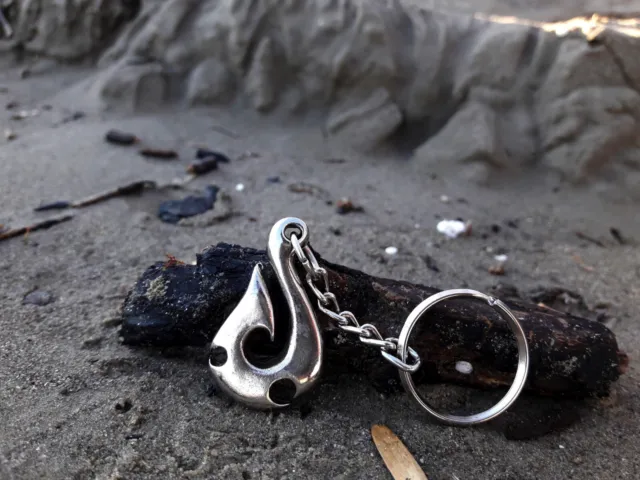 Maori Hook Hei matau necklace pendant,New Zealand symbol,Maori Hook hei matau