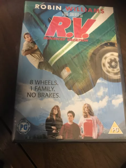 RV DVD Robin Williams Runaway Vacation R.V. SEALED  R2 Original UK FREE UK POST