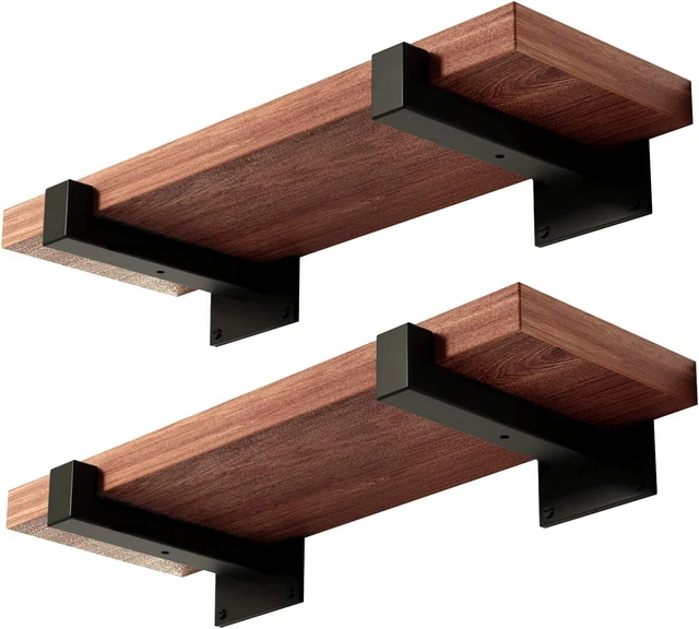 FLOATING SHELF BRACKET,SHELF Brackets 8 Inch(7.87"),Heavy Duty Wall 23