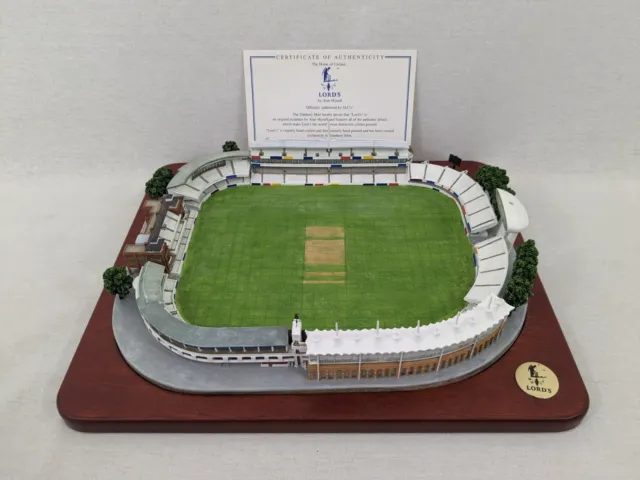 Danbury Mint Lords Cricket Ground Model By Alan Mynall 1998 Authorised By MCC