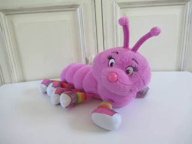 ☺ Peluche Doudou Lansay Mille-Pa-Pattttes Mille Pattes Rose 35 Cm Année 2016
