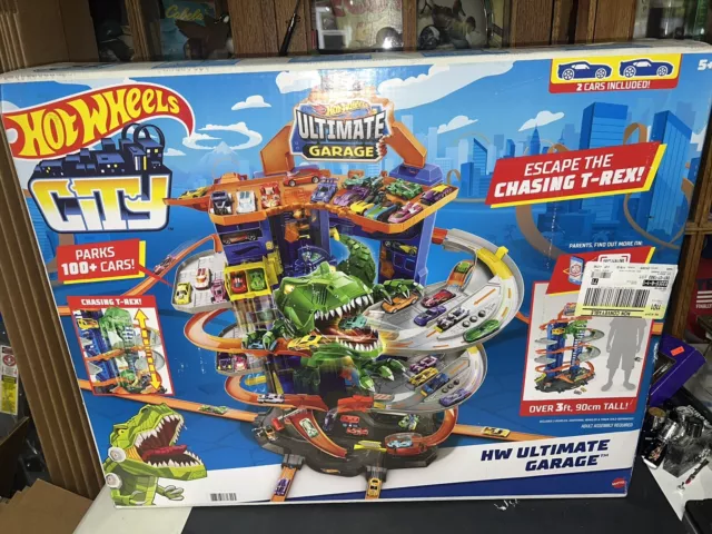 Soldes Hot Wheels City Robo T-Rex Ultimate Garage 2024 au meilleur