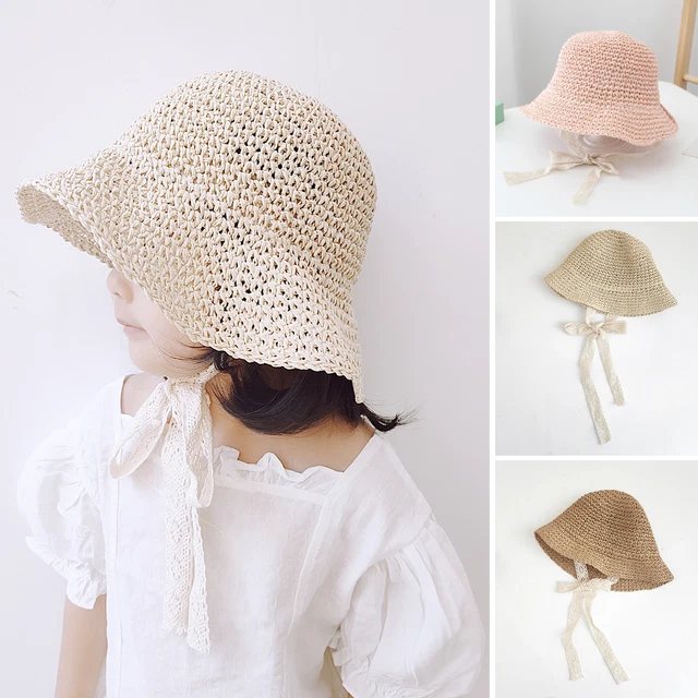 Kids Hat All Match Anti-sun Sweat Absorption Lace Hat Lovely