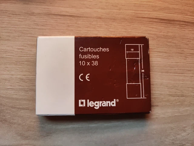 Legrand 013320 Type gG 20A 500V Cartouche Industrielle lot de 10 [NEUF]