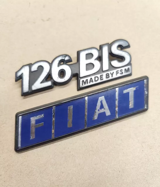 Fiat 126 BIS emblem / logo / badge