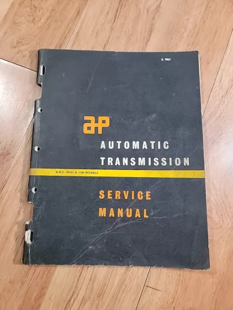 BMC MINI & 1100  MODELS Automatic Transmission Service Manual