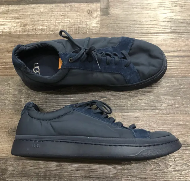 UGG Mens Size 11 Navy Blue Lace Up Low Top Sneakers Shoes