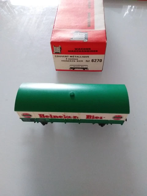 Wagon Couvert Heinken Des NS – Jouef HO Réf. 6270 – Occasion Authentique – Échelle 1/87