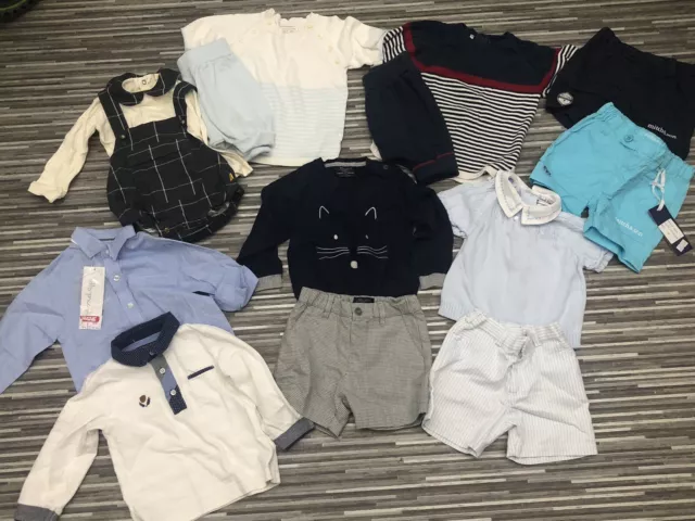 Bundle Of Baby Boys 9-12 Months Clothes T Shirts Tops Shorts Spanish Gear JobLot