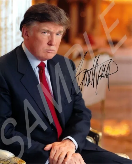 Photo Donald Trump Autographe Signed 10 x 15 cm DT1