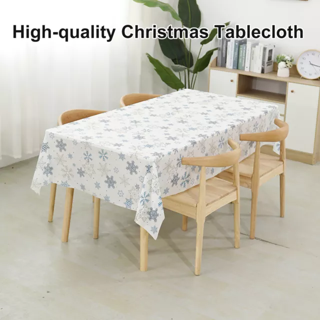 Dining Cover Break-resistant Tablecloth Christmas Tablecloth for Holiday