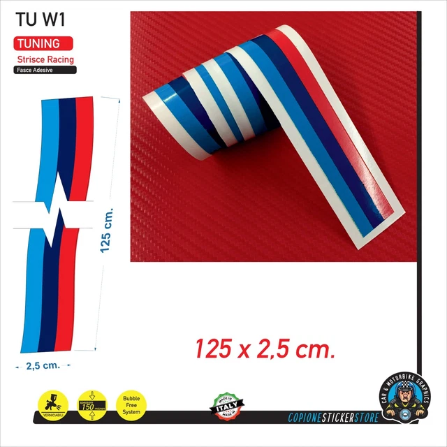 FASCIA STRISCIA ADESIVA BMW M Performance Adesivo Motorrad - Foto 9