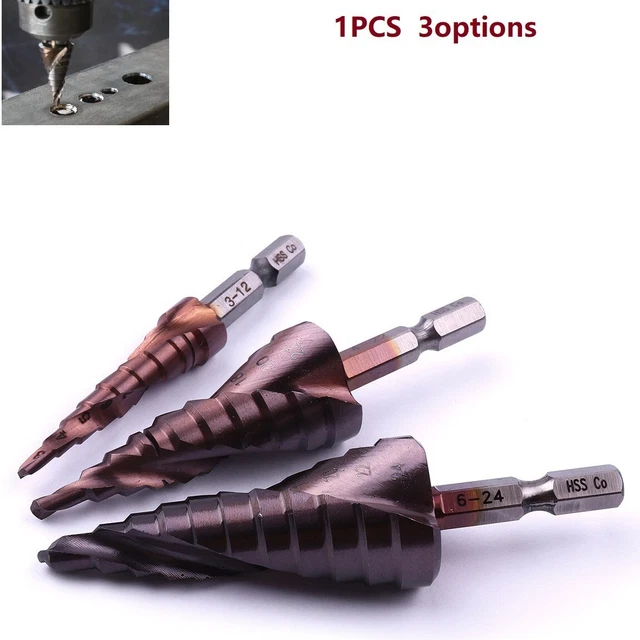 M35 5% Cobalt-Step Drill-Bit 3-12 4-22 6-24 Hss-Co Ars Cone-Metal Drill-Bit