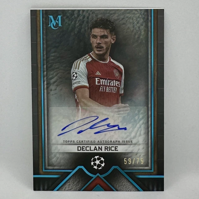 デクラン・ライス　オートグラフ 2024 Topps Museum Declan Rice Auto