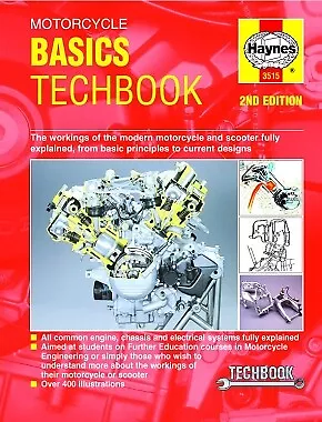 Motorcycle Basics Haynes Techbook 2nd Edition Repair Manual 9980