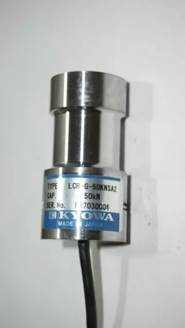 KYOWA LCR-G-50KNSA2 Small-Sized Large-capacity Compression Load Cell AS IS