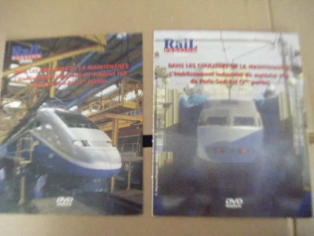 lot 2 DVD ferroviaire  rail passion  maintenance TGV sud est  EIMTGV SNCF