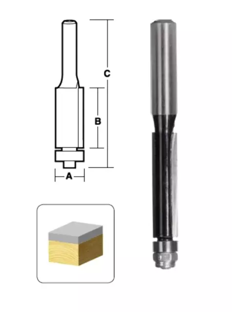 Flush Trimming Router Bits | T8000 Series