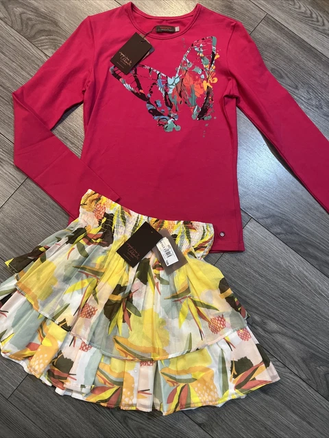 Catimini Girls Age 12 Top And Skirt Outfit Bundle BNWT