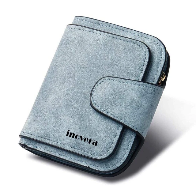 Piel Sintética Tríptico Moda Tarjeta Moneda Pequeño Embrague Cartera Para Dama (