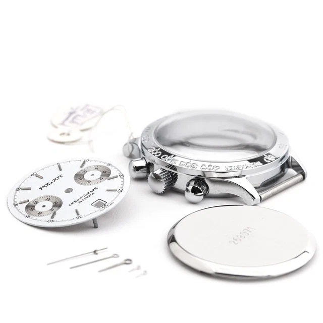 ORIGINAL CASE SET Poljot 3133 Chronograph Set Face 5 Hand Floor