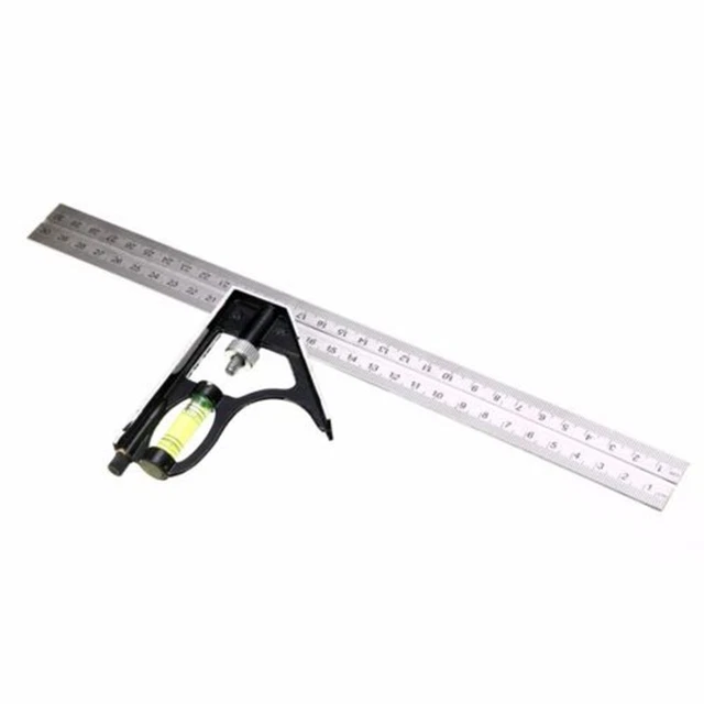 Level-Tool Lineal Lineal 300mm 90 grados 90° Carpintería Duradera