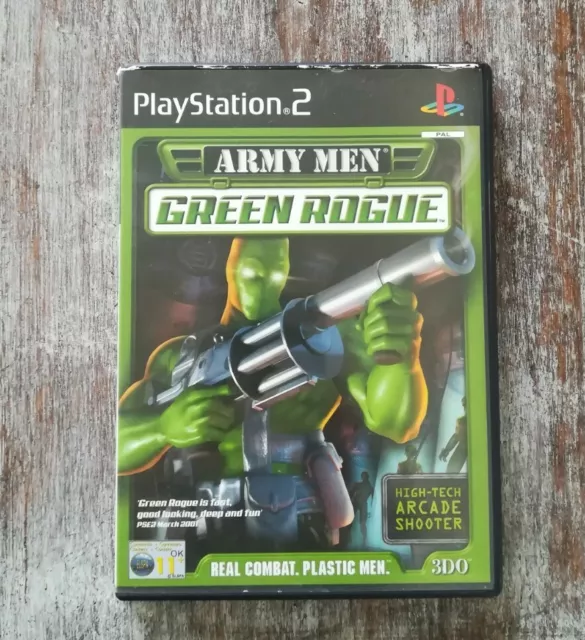 ARMY MEN - Green Rogue - Real combat, plastic men - PLAYSTATION 2 PS2 COMPLET