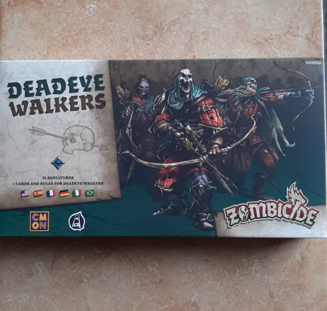 Zombicide Black Plague Green Horde Deadeye Walkers Mai Giocato Come Nuovo