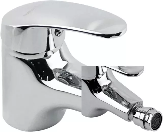 Miscelatore Monoleva per Bidet da Bagno, Cromato, MOKEKA Rubinetto...