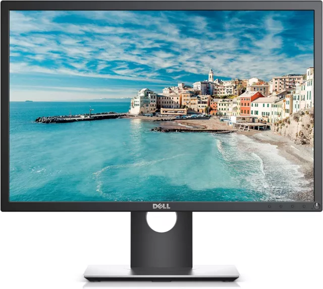 Dell P2217C 22" Fhd Widescreen Flat Panel Hdmi D-Port Usb Vga Monitor Display