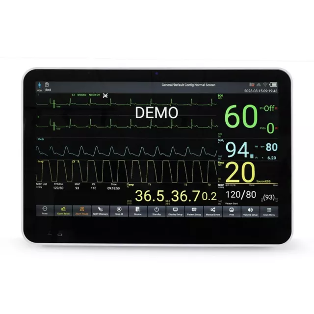 CMS8500 signes vitaux ICU patient Moniteur tactile couleur LCD 6 Paramètres 14"