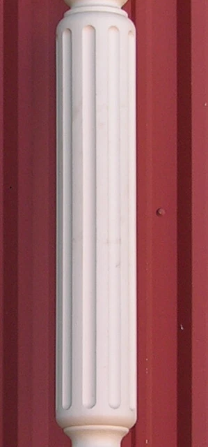Classic Victorian style porch column, with fluted turning. Shipping available! 2