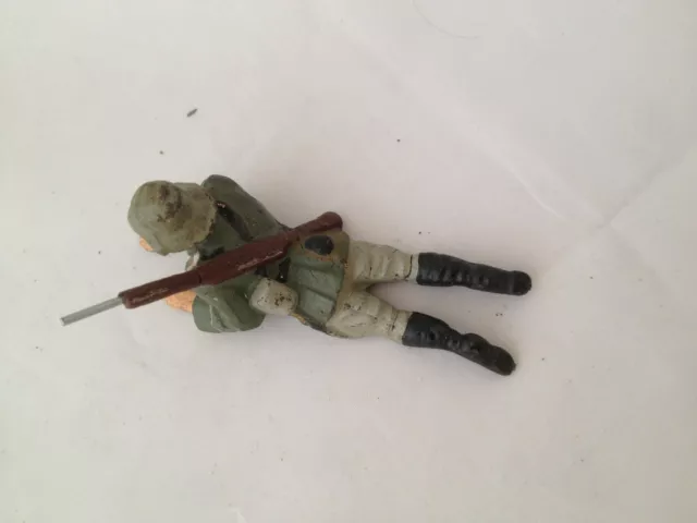 528/ Lineol Figur / 7,5cm 2WK Soldat Original von1938 /TOP !