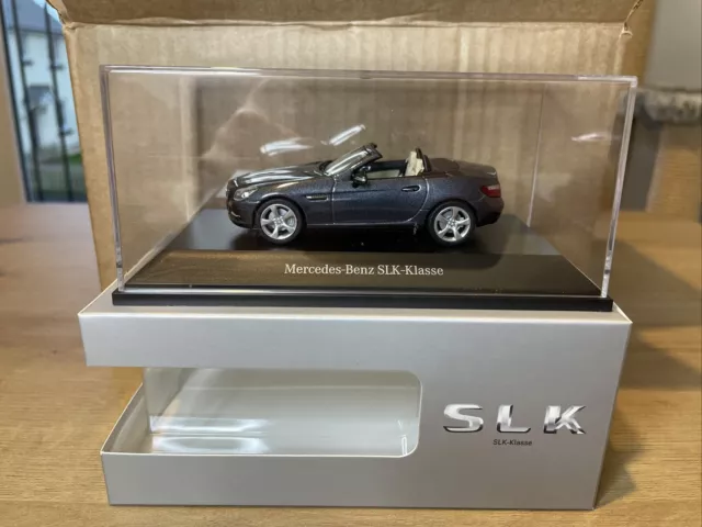 Schuco Händler Modell Diecast 1/43 Mercedes Benz Slk Klasse R172 Ab Shoplager