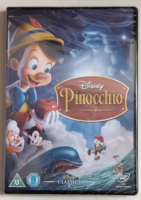 Pinocchio Disney DVD New Sealed