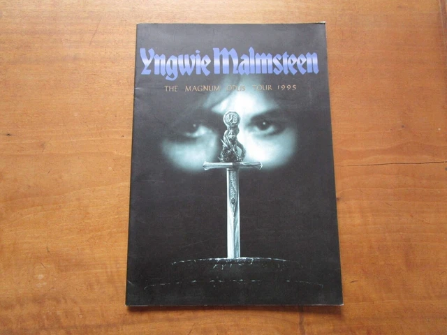"Yngwie Malmsteen" Tourbook Japan Tour 1995 Program Printed in Japan