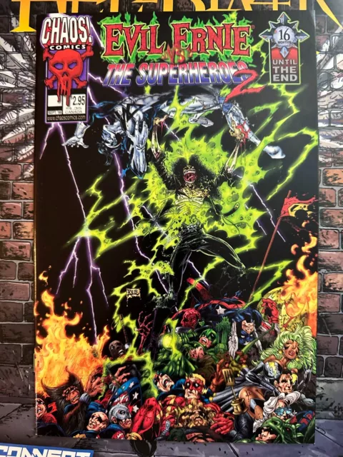 Evil Ernie vs the Superheroes 2 NM Chaos Comics 1998