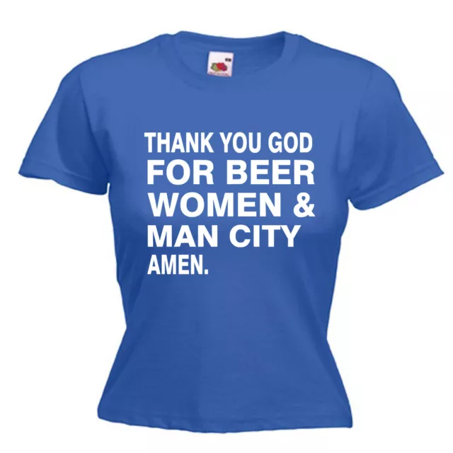 Beer Women Man City Ladies Womens Lady Fit T Shirt