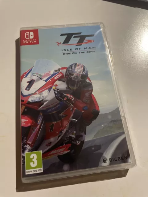 NEUF NEW isle man TT touring trophy moto nintendo switch lite oled boîte FR