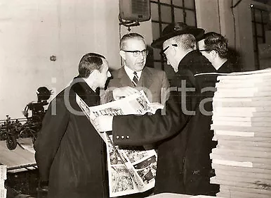 1969 PAVIA Tipografia Mario PONZIO Dirigenti e prelati all'inaugurazione *Foto