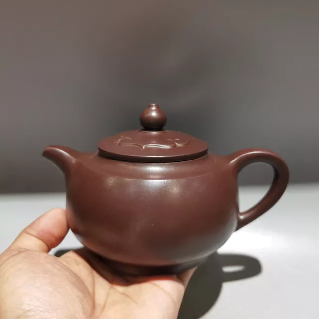Chinese old Yixing Clay Teapot Handmade Ruyi pot Purple sand Teapot 380ml