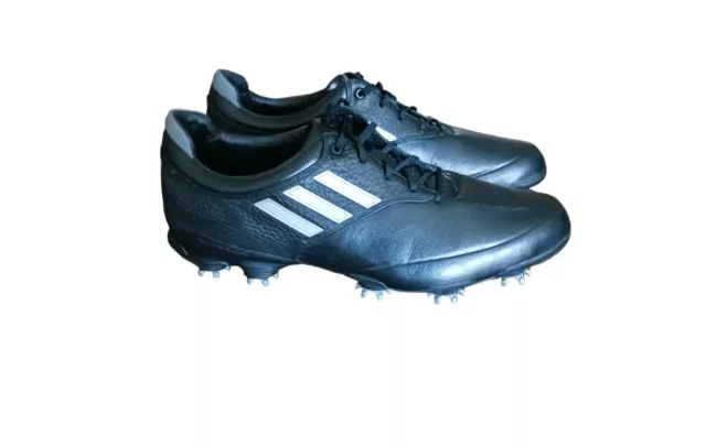 Adidas Adizero Tour Golf Shoes Size 13 Black Lace Up Soft Spikes 674912